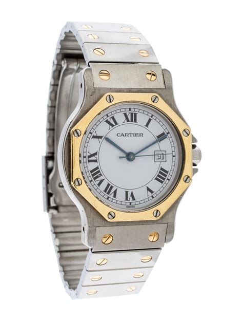 cartier santos octagon watch